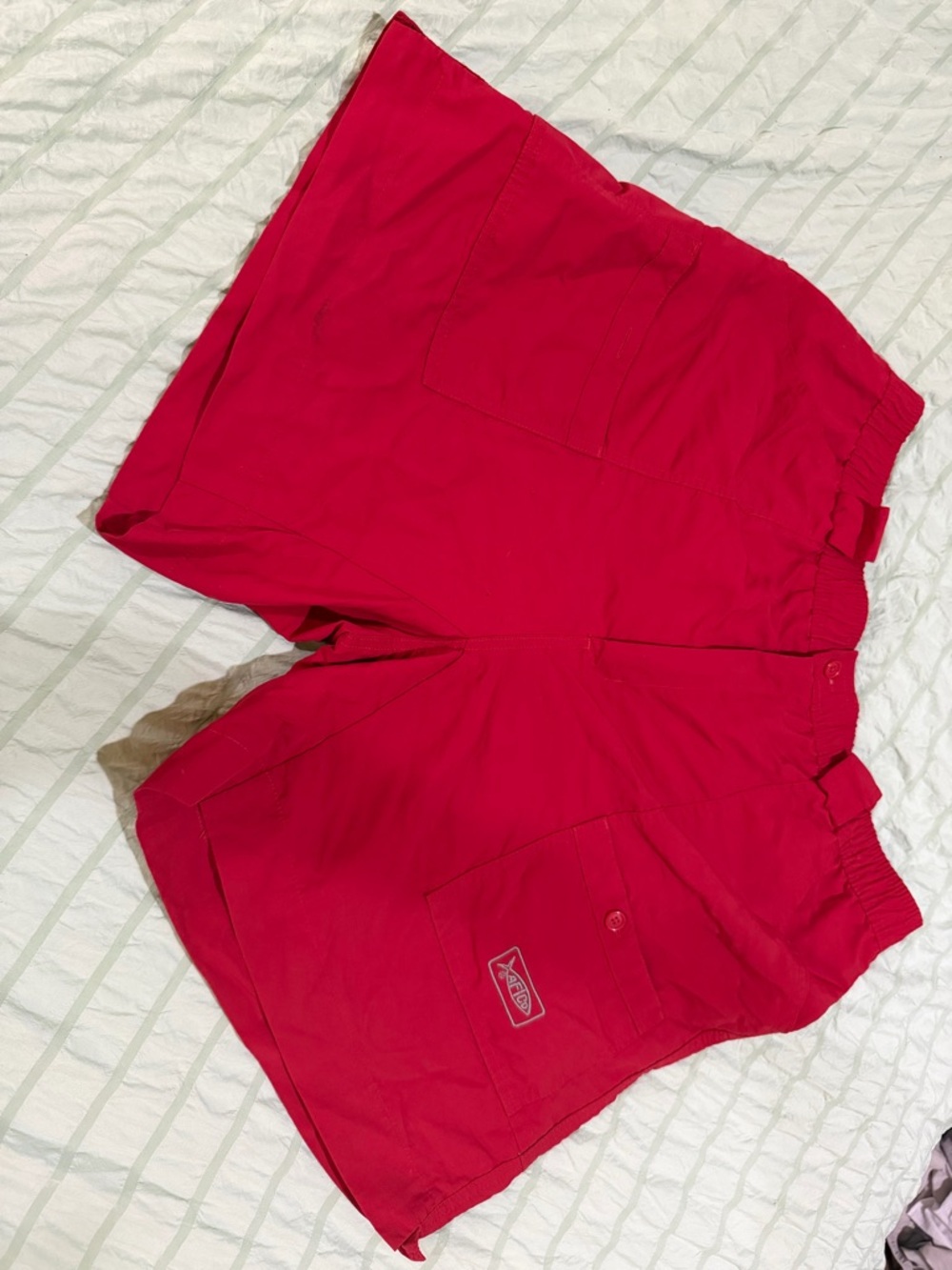 AFTCO Red Men's Cargo Shorts